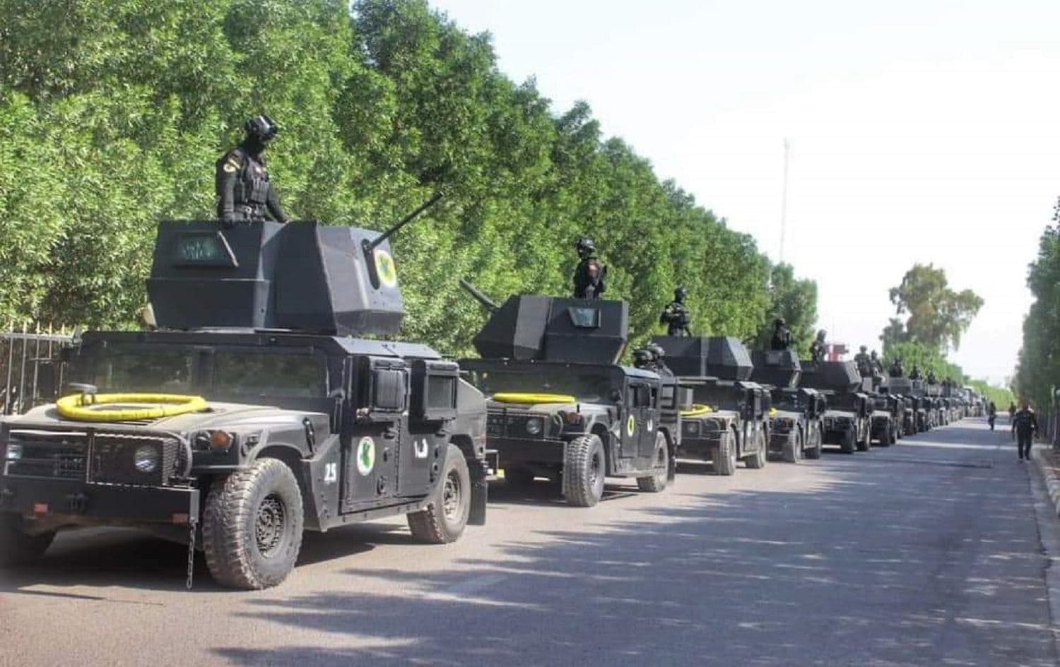 Iraqi counter-terror forces head to Nasiriyah on September 21, 2020.Photo: Iraqi Counter-Terrorism Service 