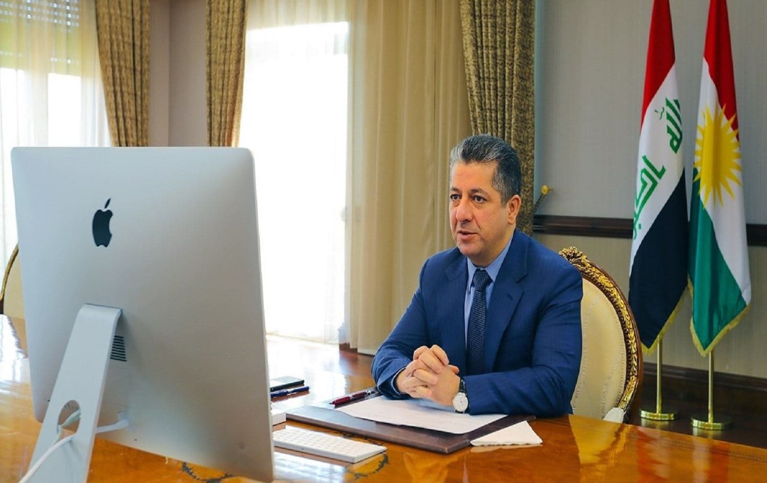 Prime Minister Masrour Barzani. File photo: Kurdistan Regional Government 