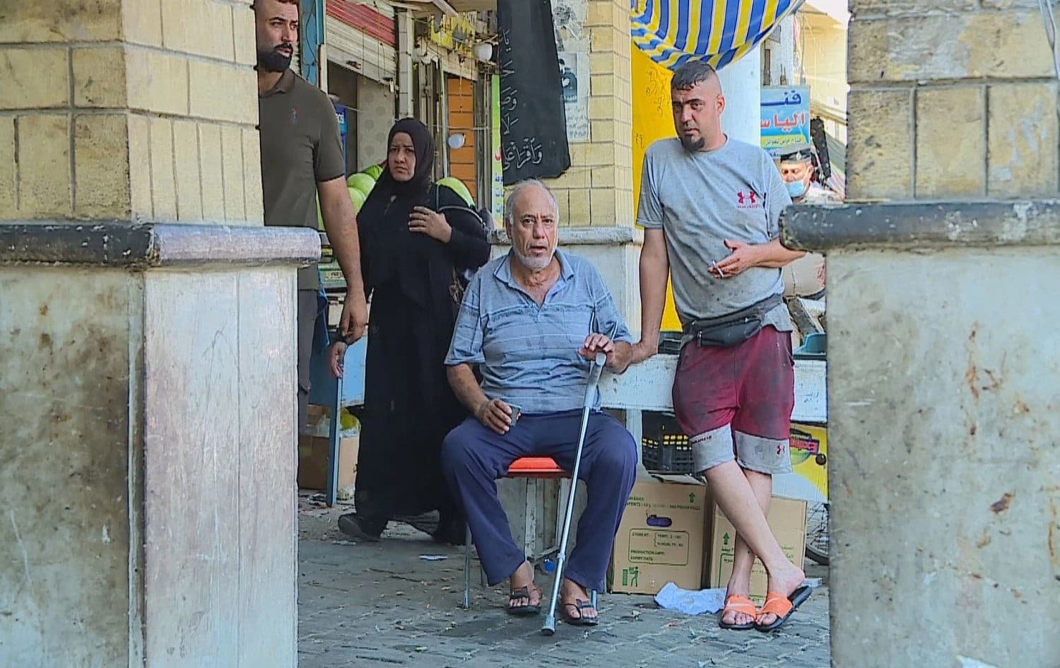 Retiree Haji Qasim picutred in Baghdad on September 30, 2020. Photo: Rudaw 