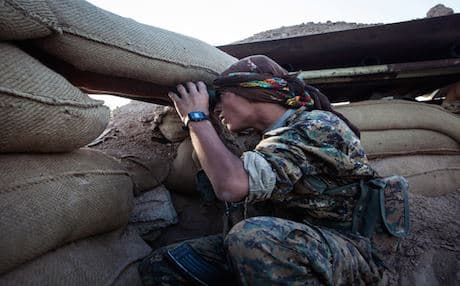 The advantage for the Kurds is that the YPG’s superior military capabilities, discipline and large popular support may give it the edge over ISIS in Kobane, Hasakah and elsewhere. Photo: AFP  