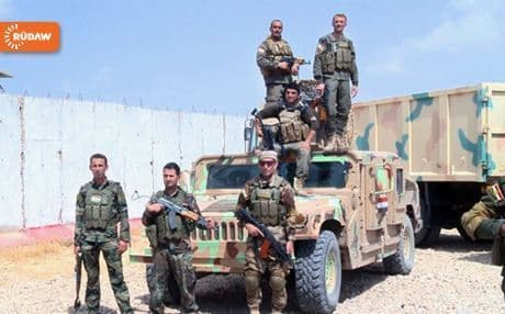 The Peshmerga strengthened their positions in Tuz Khurtamu after the withdrawal of Iraq’s armed forces from the region last month.