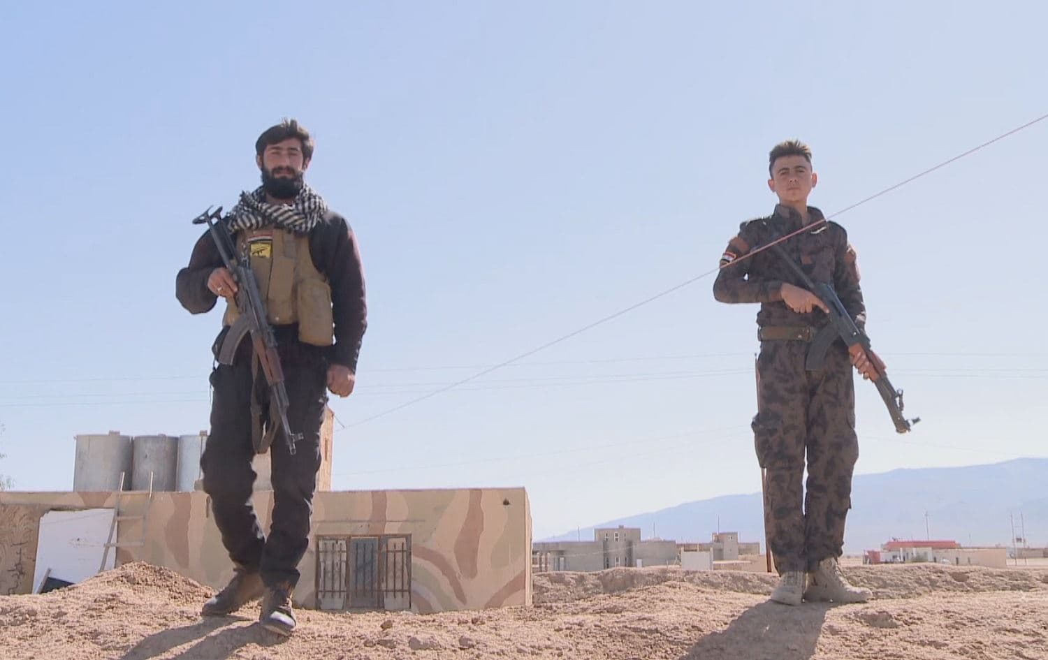 Members of the Popular Mobilization Forces (PMF) pictured in Shingal. File photo: Rudaw