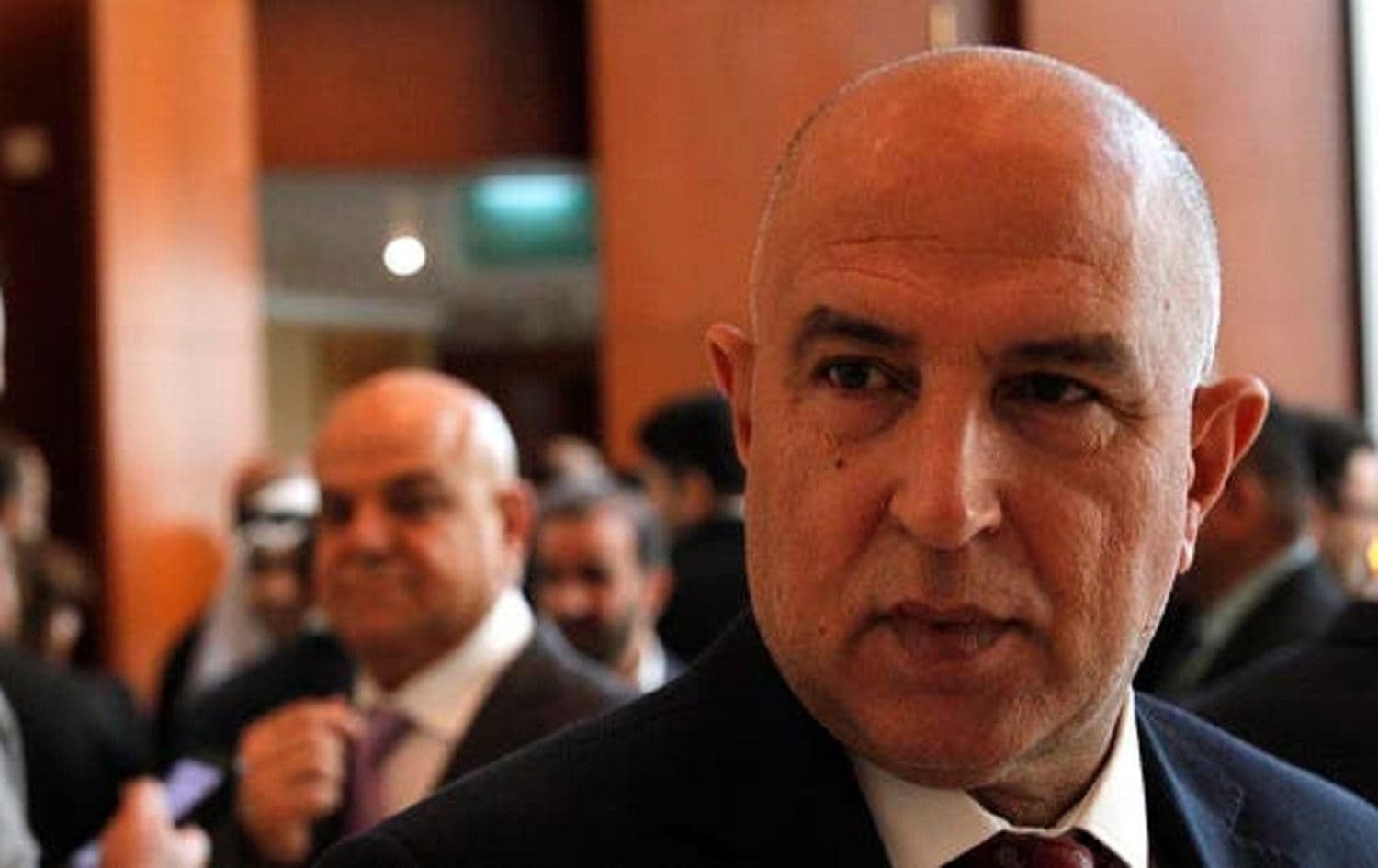 Nawfel Akoub, the governor of Iraq's Nineveh province, speaks to The Associated Press in Kuwait City, Kuwait, Monday, Feb. 12, 2018. Photo: AP