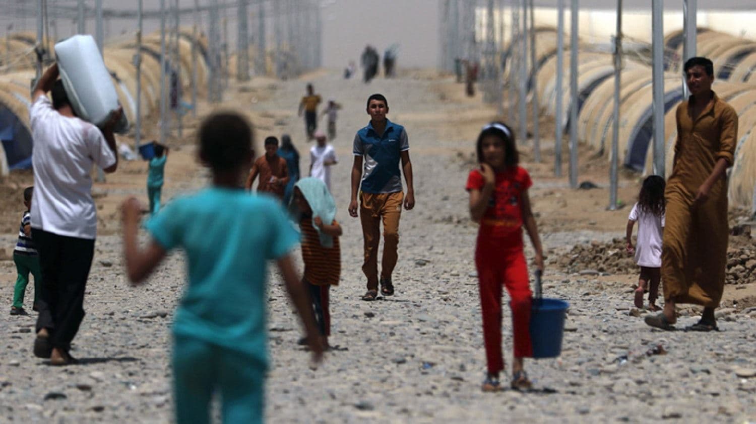  Jad’ah camp in Nineveh province. Photo: AFP