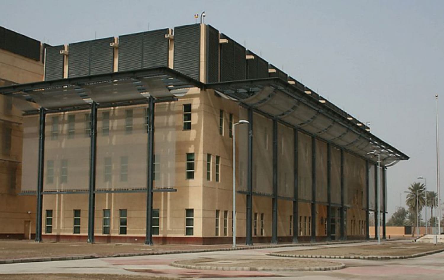 The US embassy in Baghdad, Iraq in 2014. Photo: Public Domain/US State Department