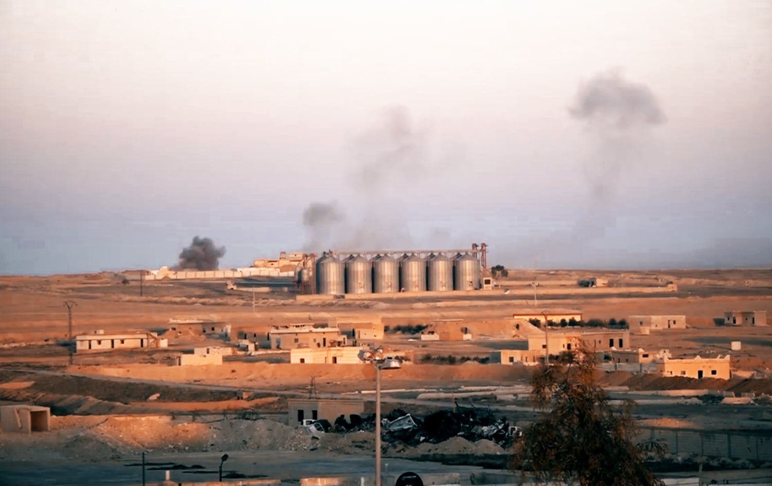  Turkish bombardment in Ain Issa on December 18, 2020. Photo: ANHA