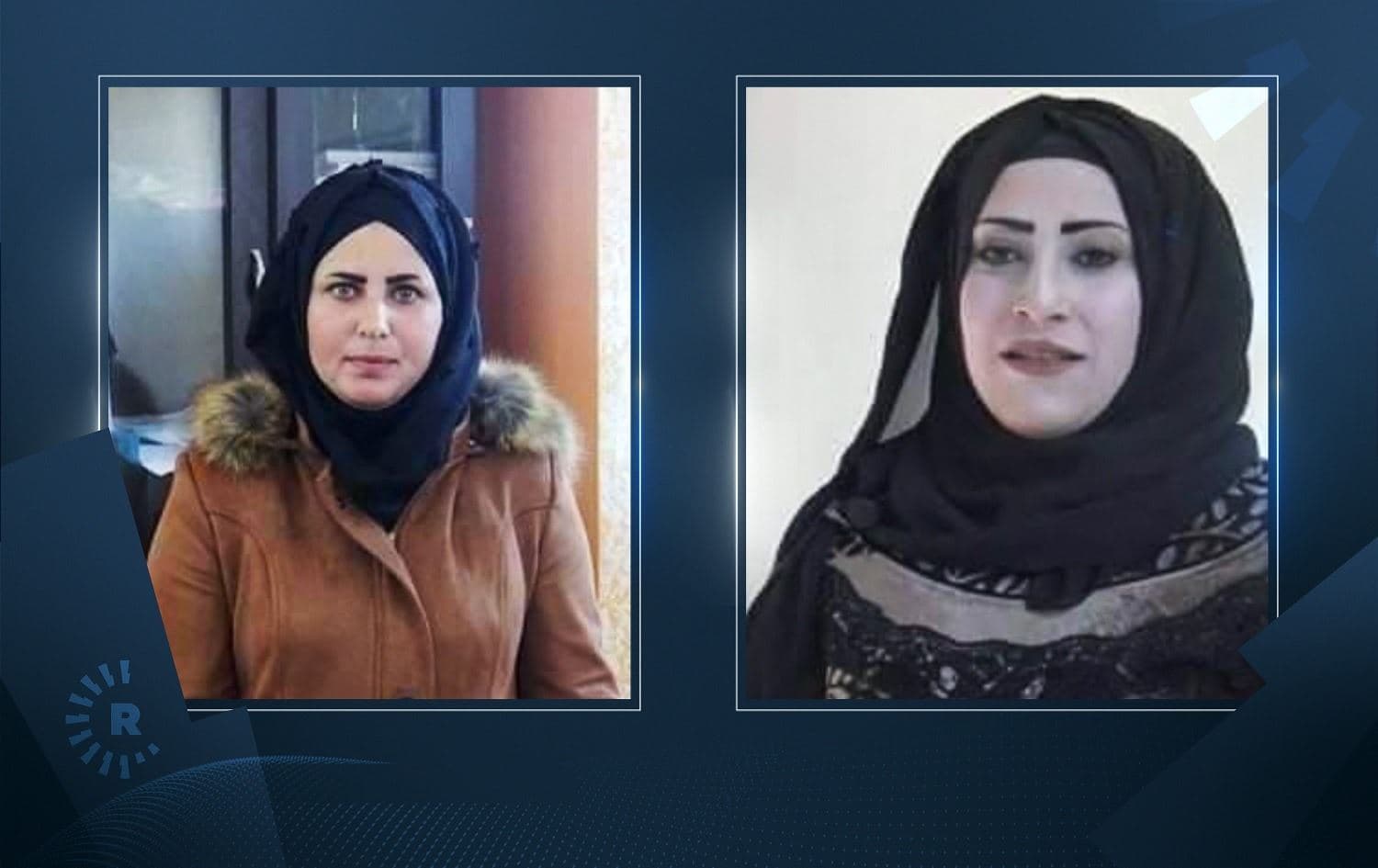 Sa’da Faysal al-Hermas and Hind Latif al-Khadir, both officials with the Til Shayir municipality in Hasaka, northeast Syria, were assassinated Friday night. Photos: Rojava Information Centre