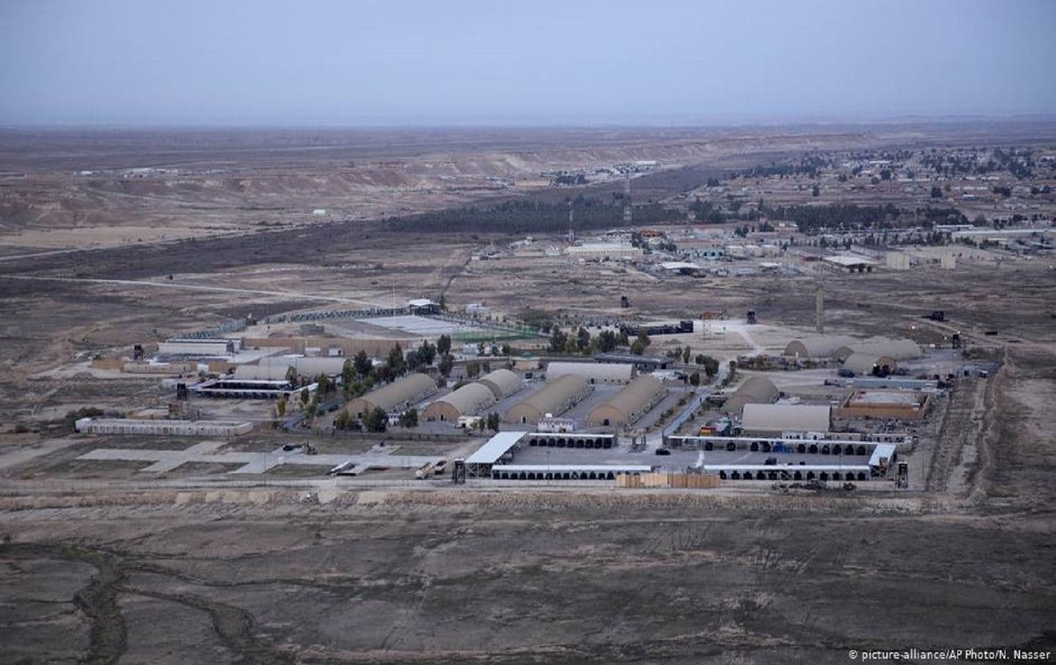 Ain al-Asad base in Anbar province, Iraq. File photo: Associated Press