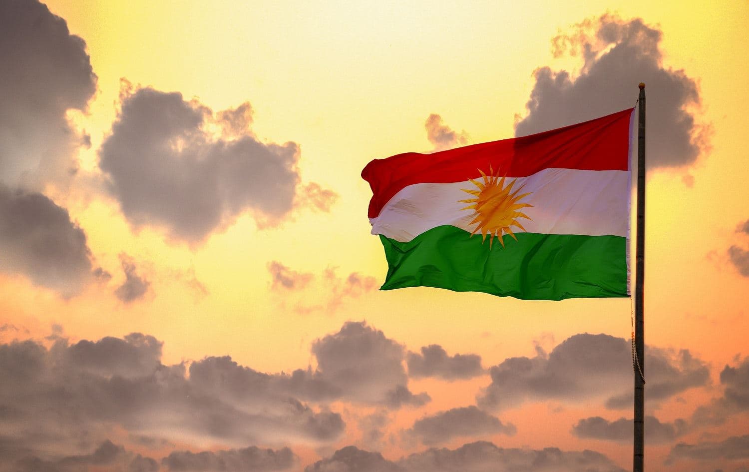 The flag of the Kurdistan Region. File photo: Bilind T. Abdullah/Rudaw