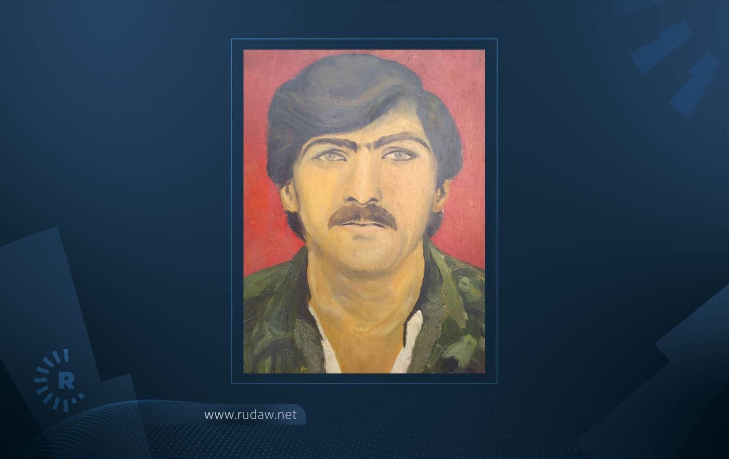 A portrait of Rafaat. Qadir said it is the only thing close to a photo of Rafaat that the family have. Photo submitted to Rudaw