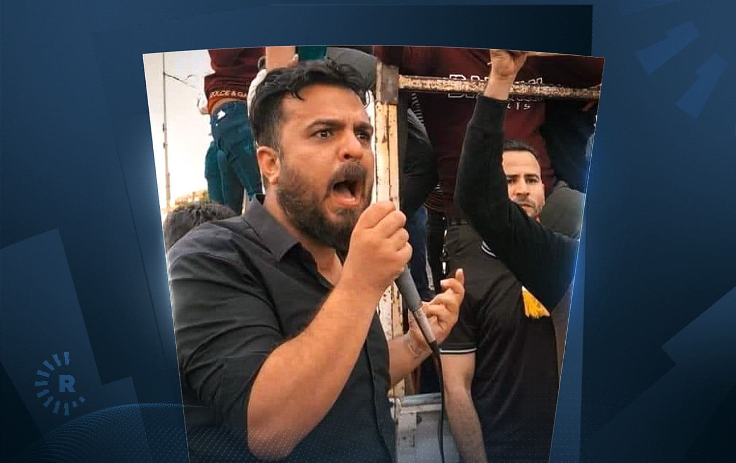 Haider al-Khashan was taken in the early hours of Thursday morning before later being released. Photo: Facebook 