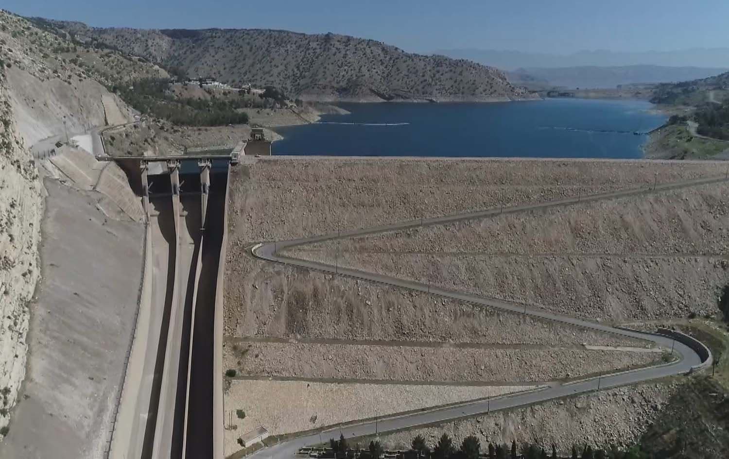 بەرهەمهێنانی کارەبا لە بەنداوی دەربەندیخان بۆ نزمترین ئاست دابەزیوە
