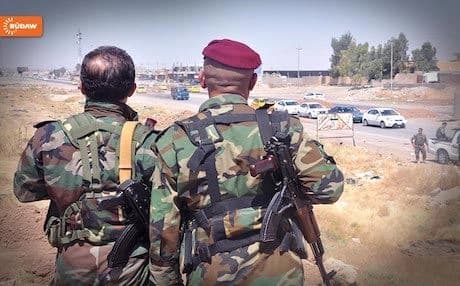 Peshmerga guarding the borderline between Mosul and Kurdistan Region. Photo: Rudaw