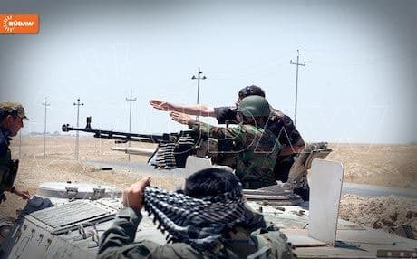 Peshmerga forces near Kirkuk.