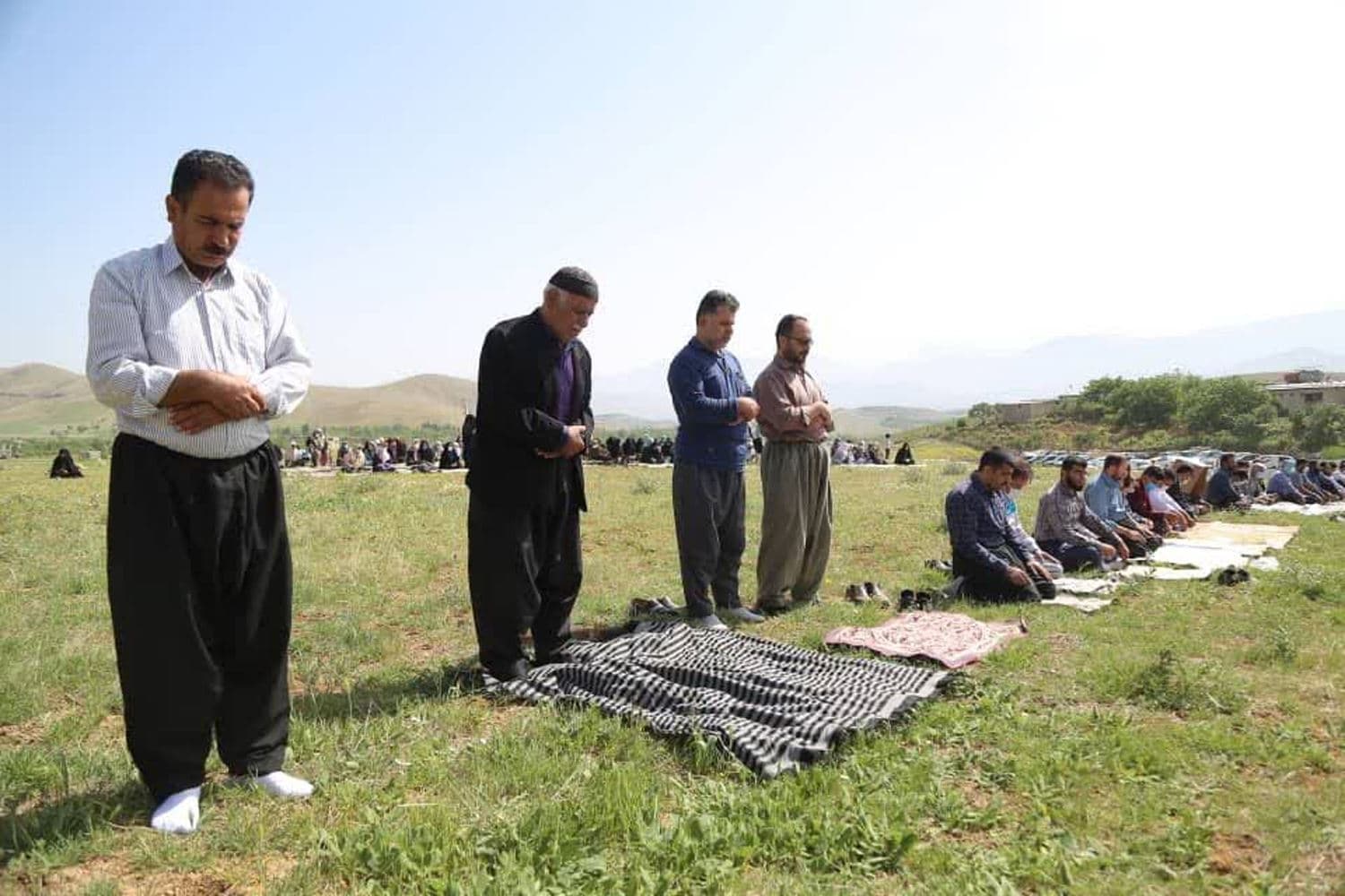 Farmers pray for rain in Iran's Kurdistan province. A dry spring means their crop yields are down this year. Photo: IRNA