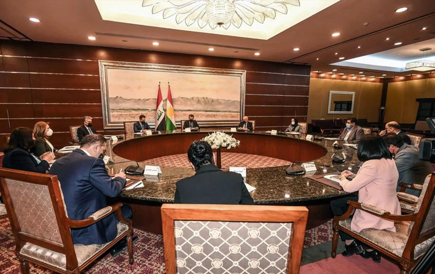کۆبوونەوەی حکومەتی هەرێمی کوردستان بە سەرپەرشتیی مەسرور بارزانی تایبەت بە پرسی بەرەنگاربوونەوەی تووندوتیژی دژی ژنان