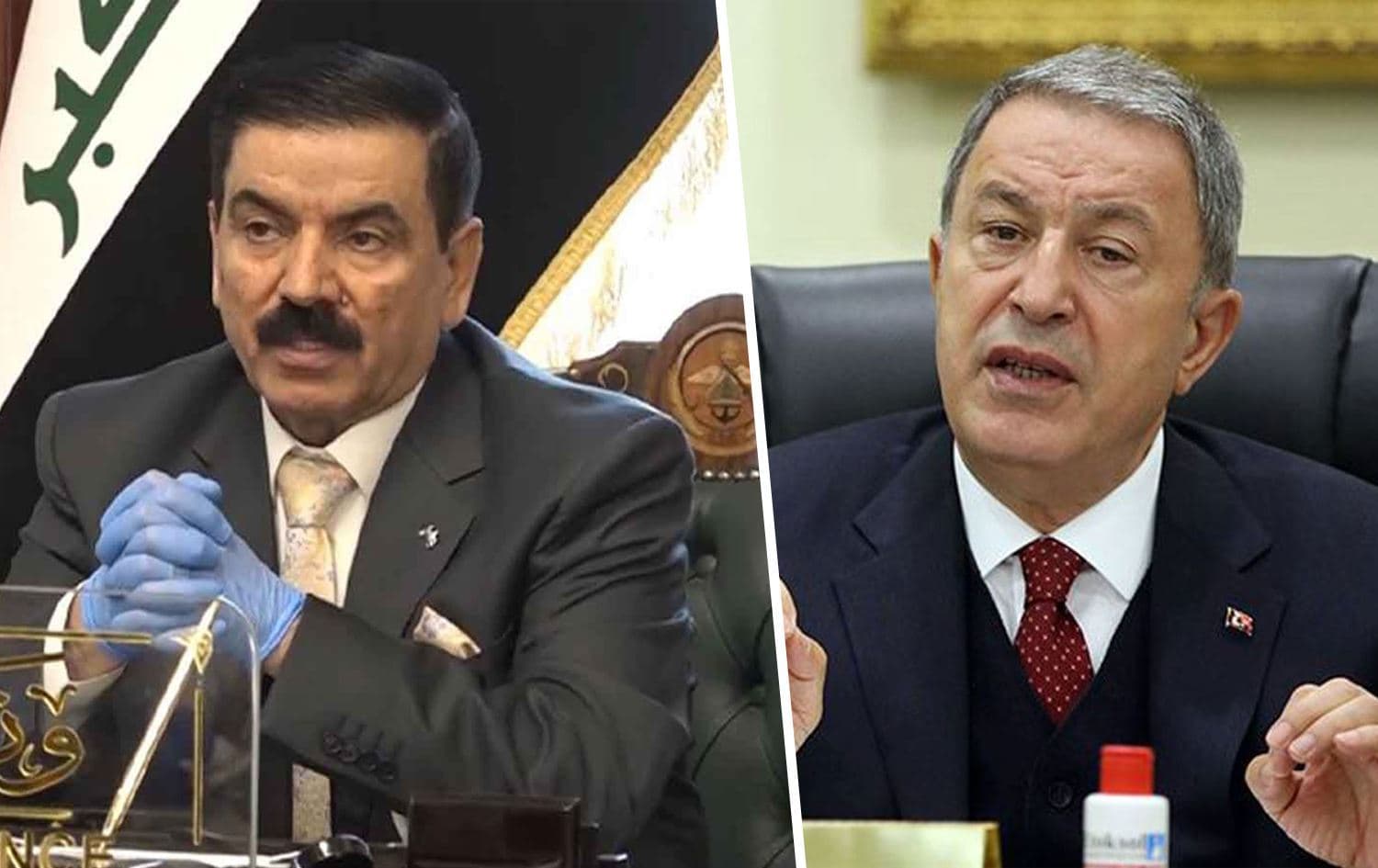 Türkiye Milli Savunma Bakanı Hulusi Akar, Irak Savunma Bakanı Cuma Anad ile telefonda görüştü