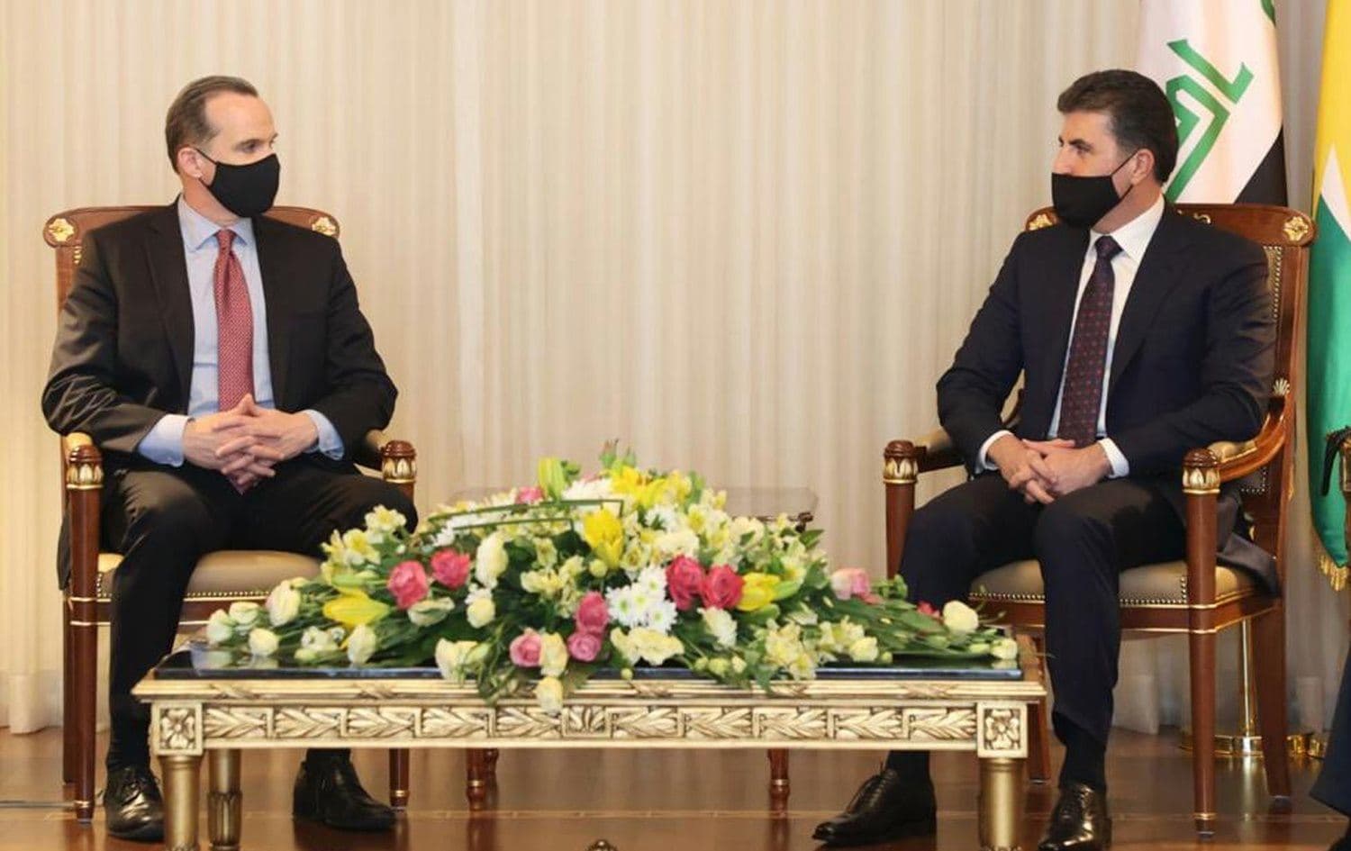 Başkan Neçirvan Barzani ile Beyaz Saray Ulusal Güvenlik Konseyi Ortadoğu ve Kuzey Afrika Koordinatörü Brett McGurk