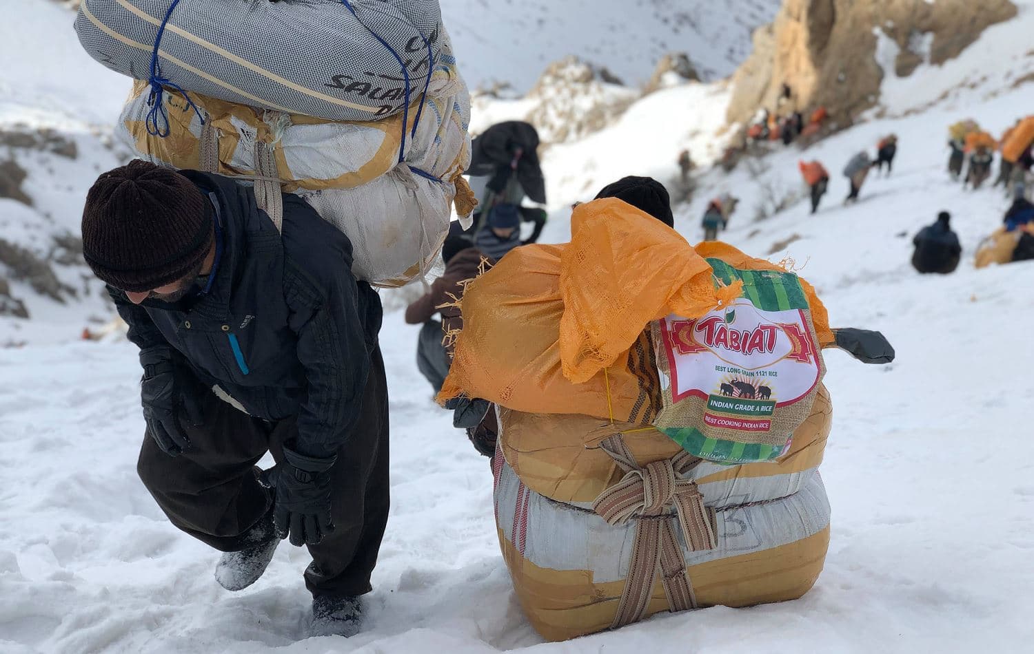 Kolbars in the Tata mountain range pictured on February 2, 2019. Photo: Fazel Hawramy/Rudaw