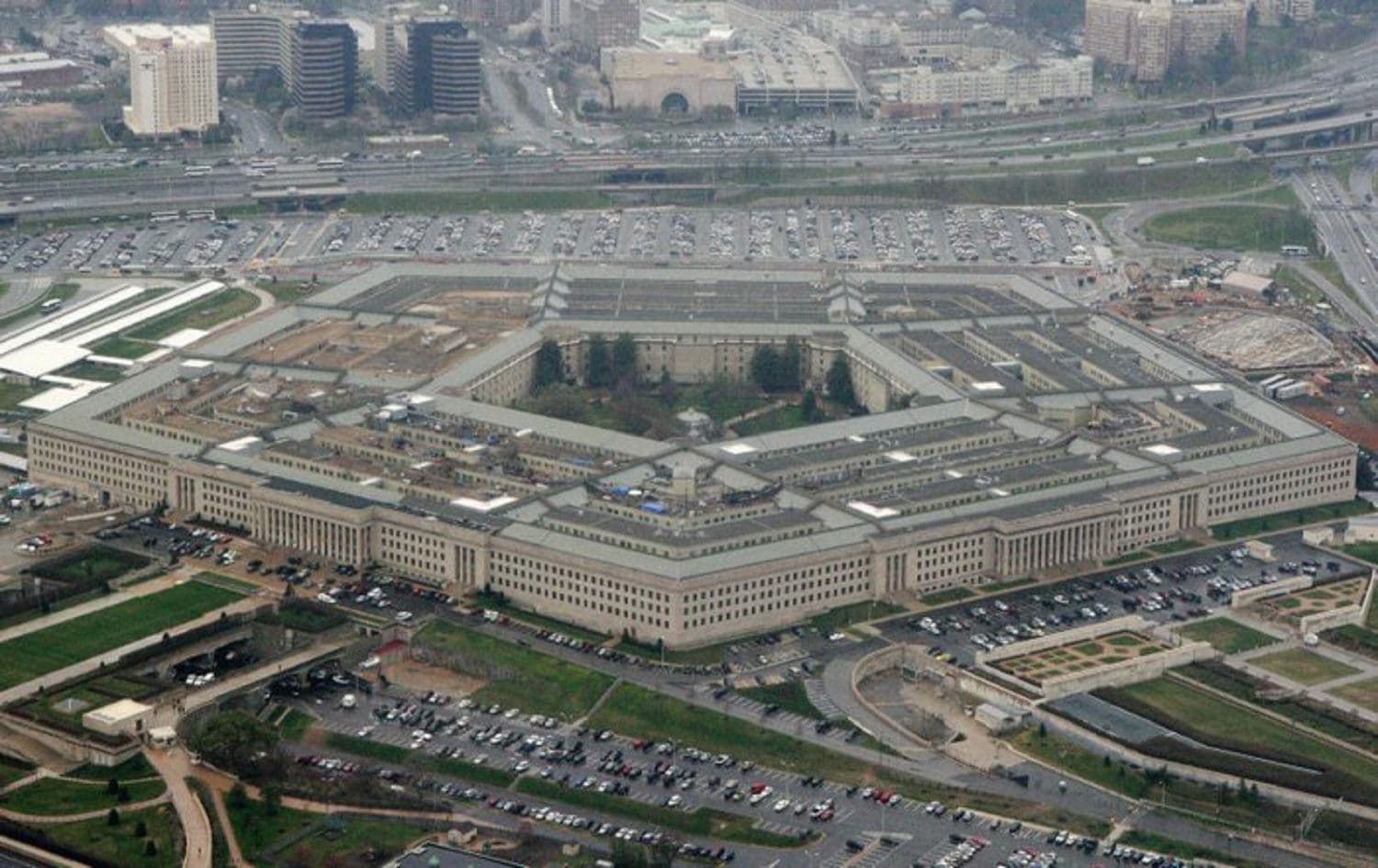 Aerial view of the Pentagon. File photo: AP