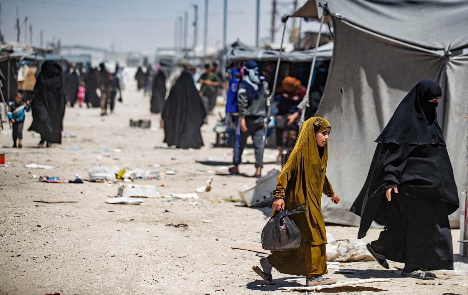 Al-Hol camp. File photo: Delil Souleiman/AFP