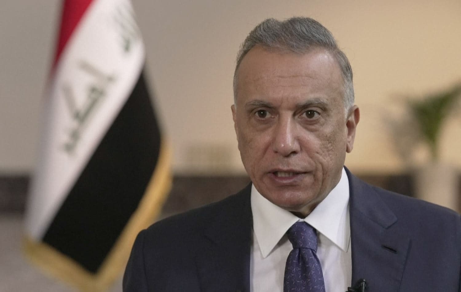 Iraqi Prime Minister Mustafa al-Kadhimi. July 23, 2021. Photo: AP