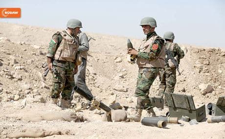 Peshmerga forces are pushing back the IS/ISIS from Makhmour district.