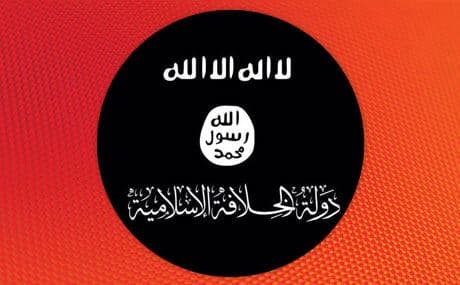 Islamic State logo.