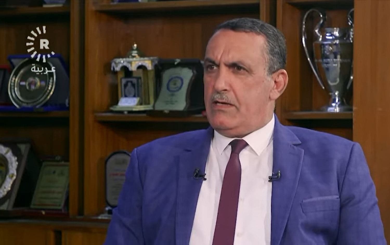 Kirkuk Governor Rakan al-Jabouri speaks to Rudaw in Kirkuk on September 14, 2021. Photo: Rudaw