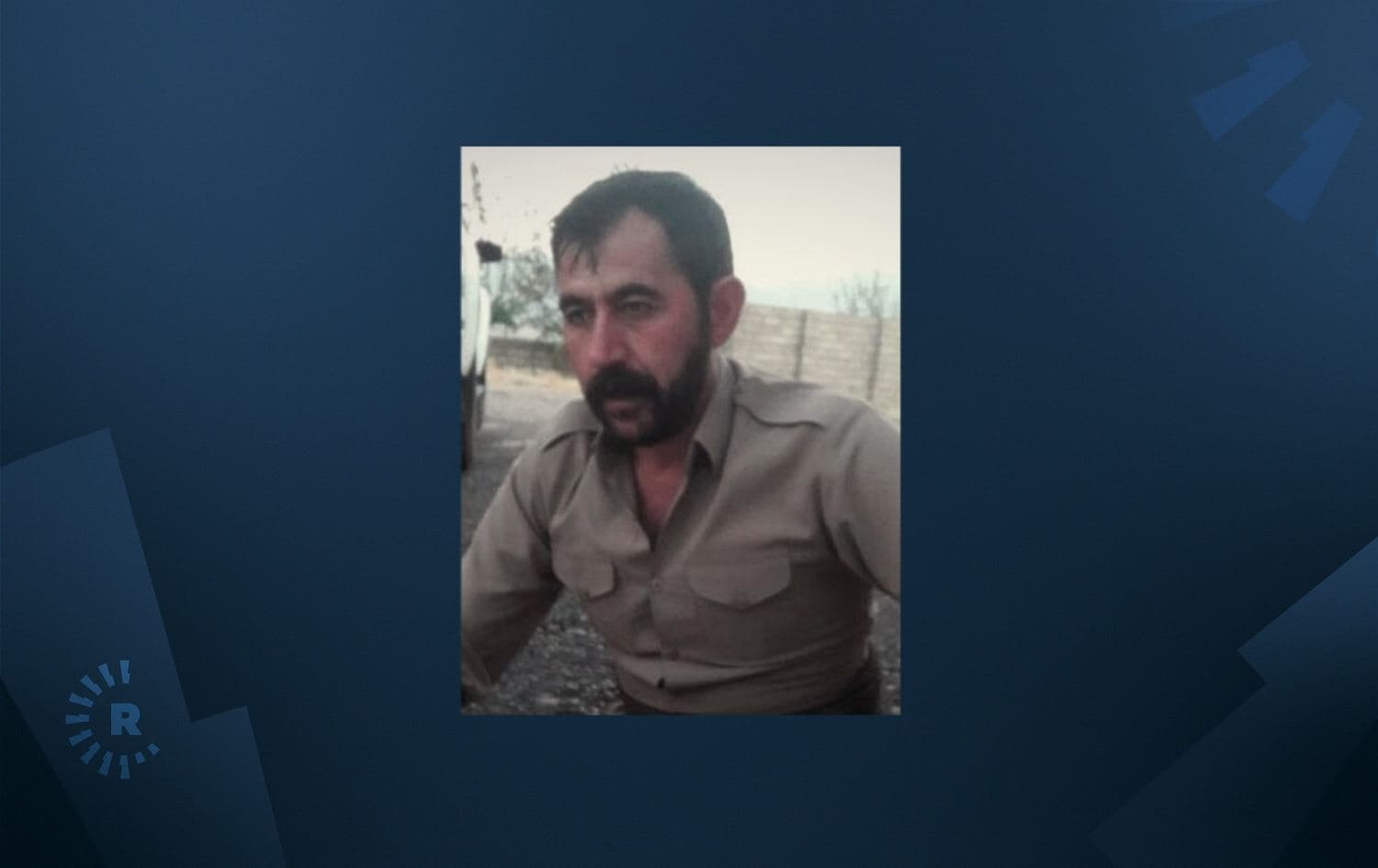 One of the Kurdish prisoners, Mohedin Ebrahimi, who was transferred to an unknown location on Tuesday, October 26, 2021, by Iranian security. Photo: Kurdistan Human Rights Network
