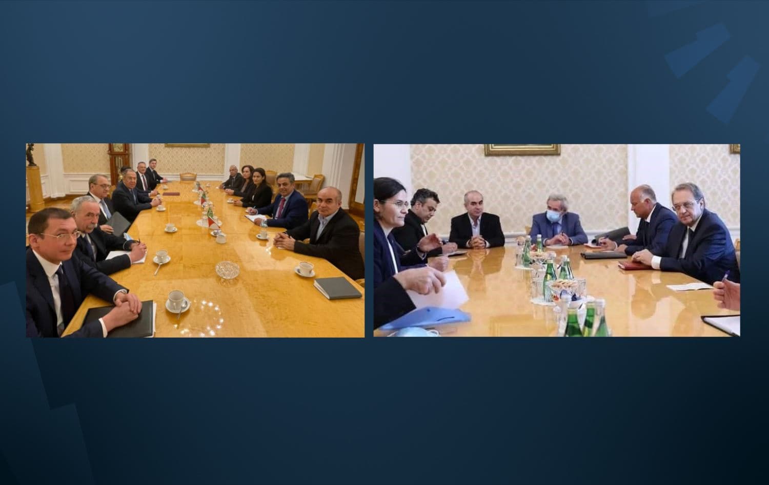 DSM heyeti Rusya Dışişleri Bakanı Sergey Lavrov ile görüştü
