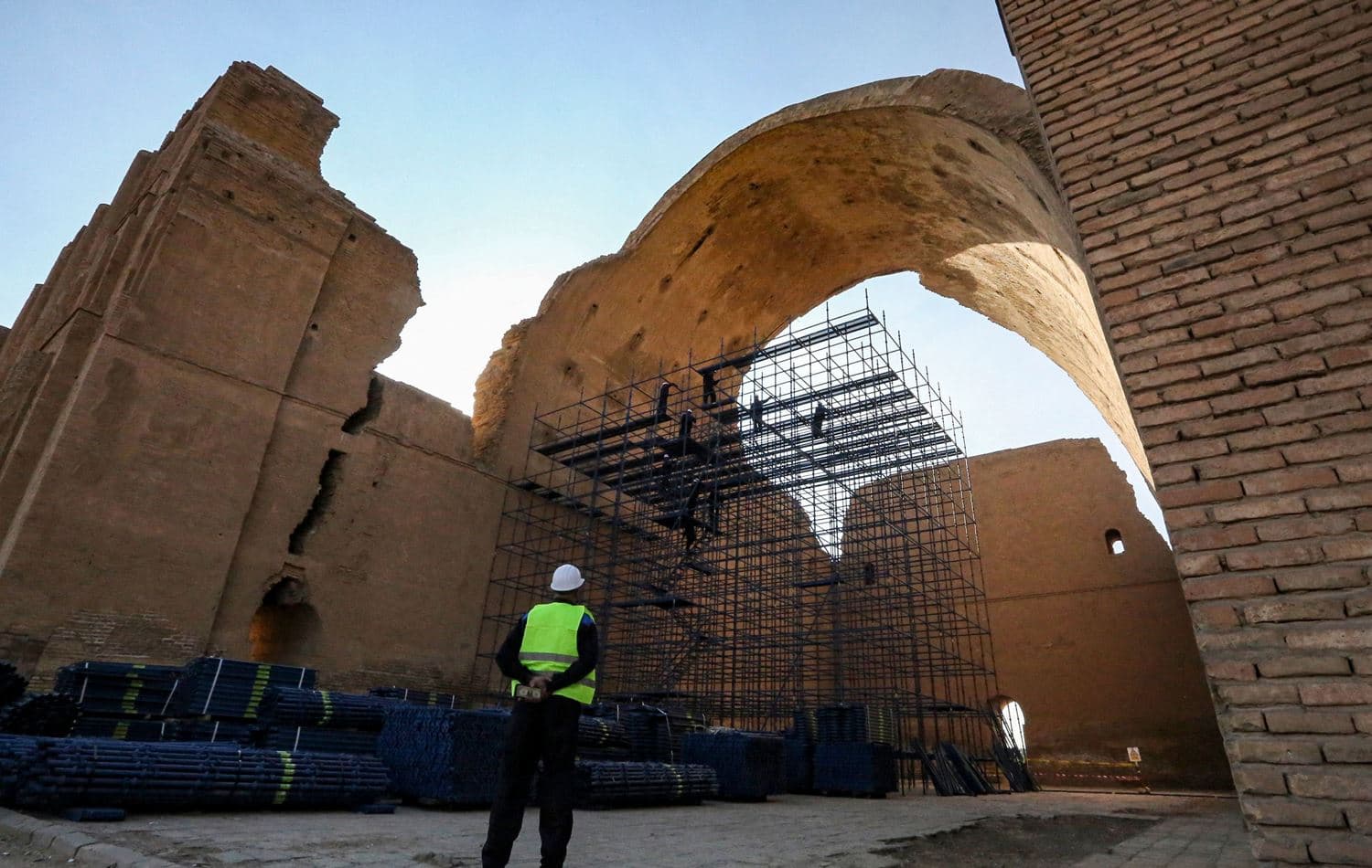 The ancient site of Ctesiphon near al-Madain in central Iraq, on November 24, 2021. Photo: Sabah Arar / AFP