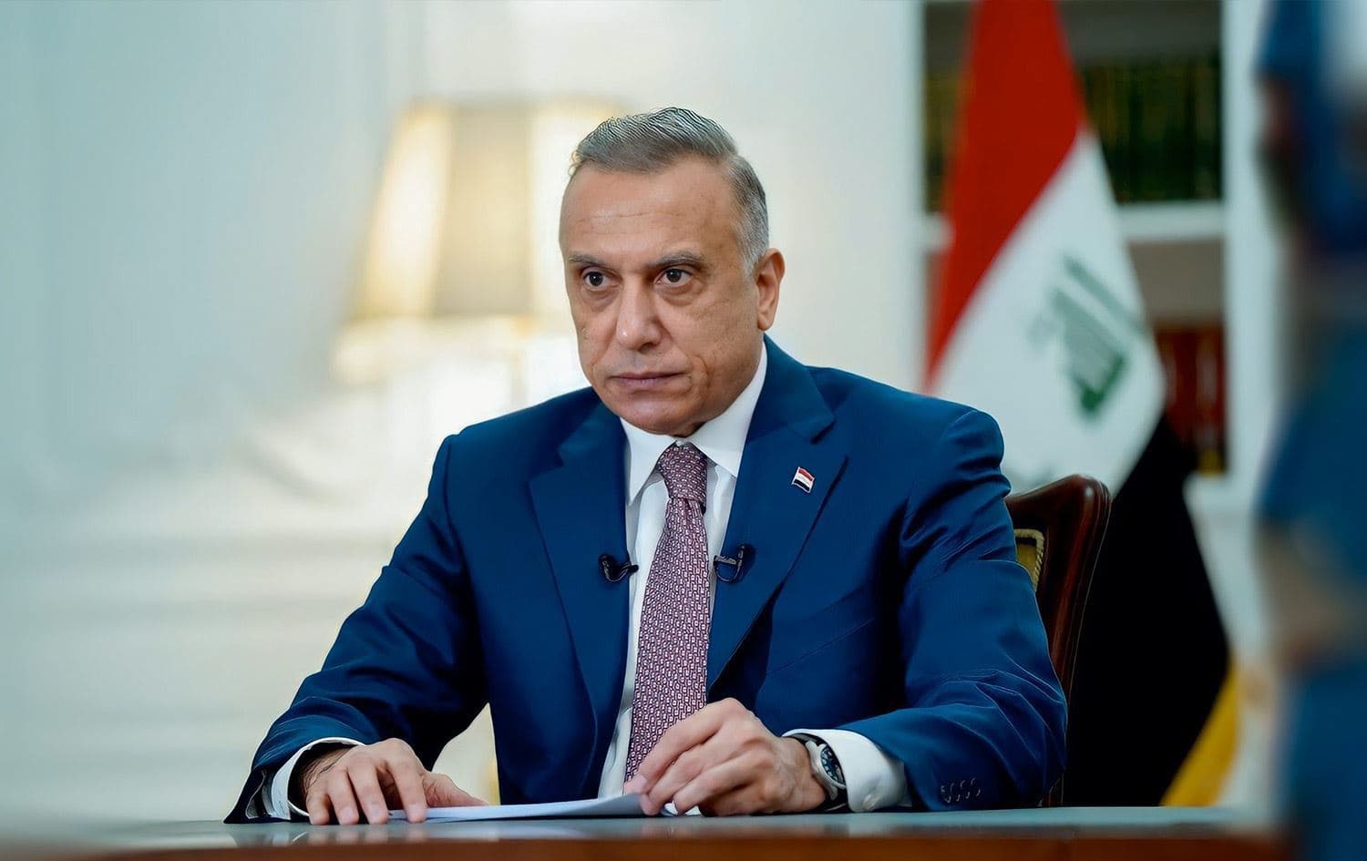 File photo of Iraqi PM Mustafa al-Kadhimi. Credit: Handout