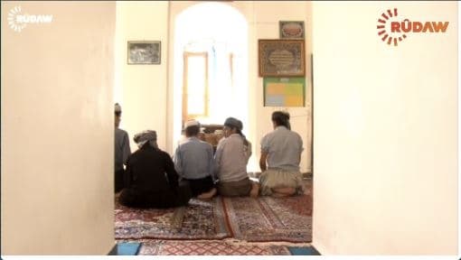 A small group of Salafis praying in Iran. 