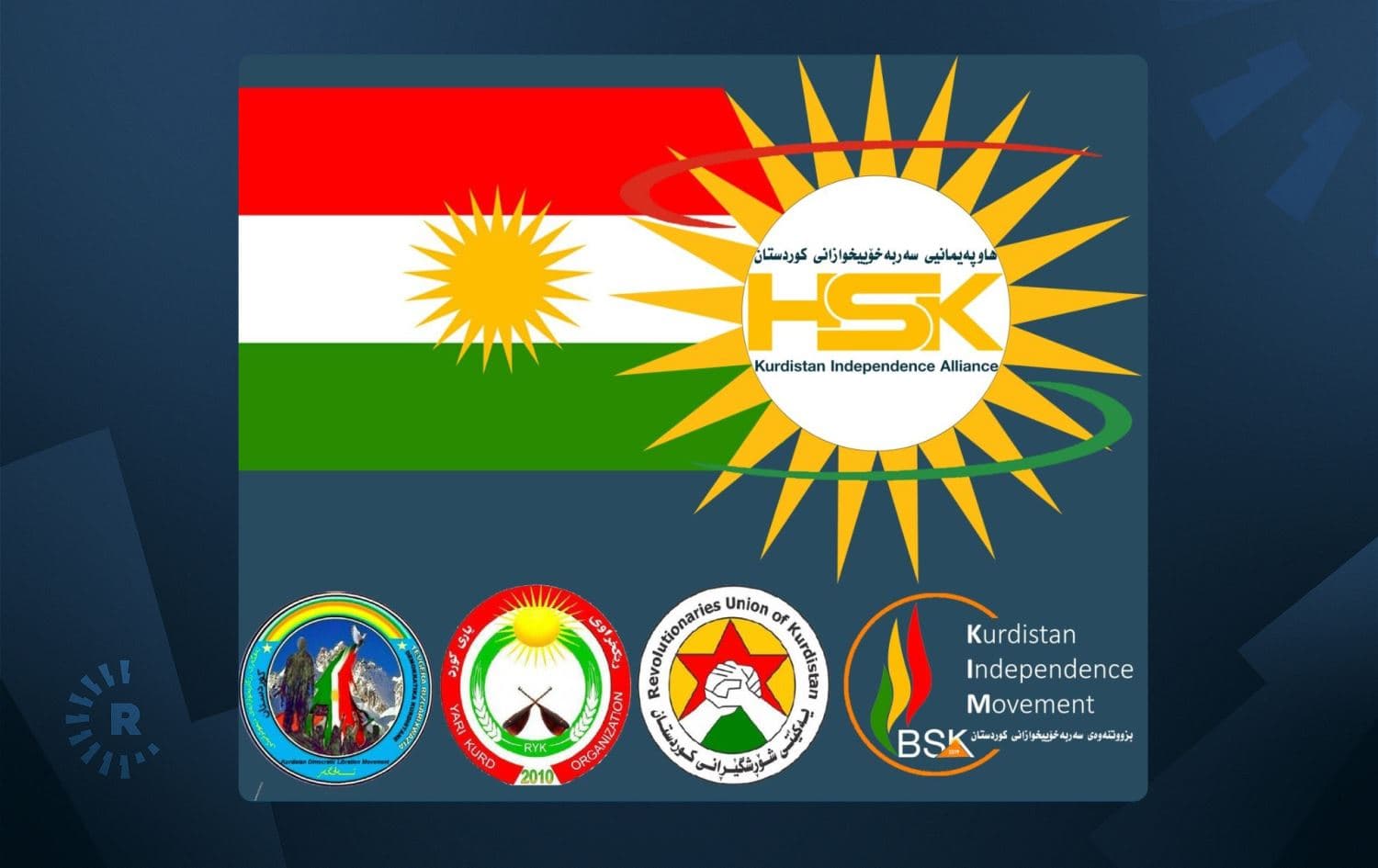 لۆگۆی هاوپەیمانێتی و هەر چوار بزووتنەوەکە