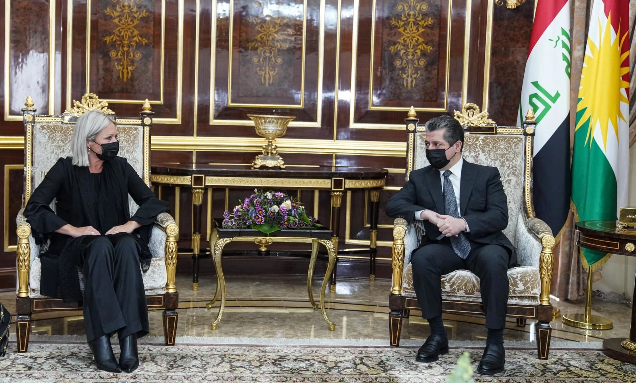 From left: UNAMI chief and KRG PM. Photo: handout 
