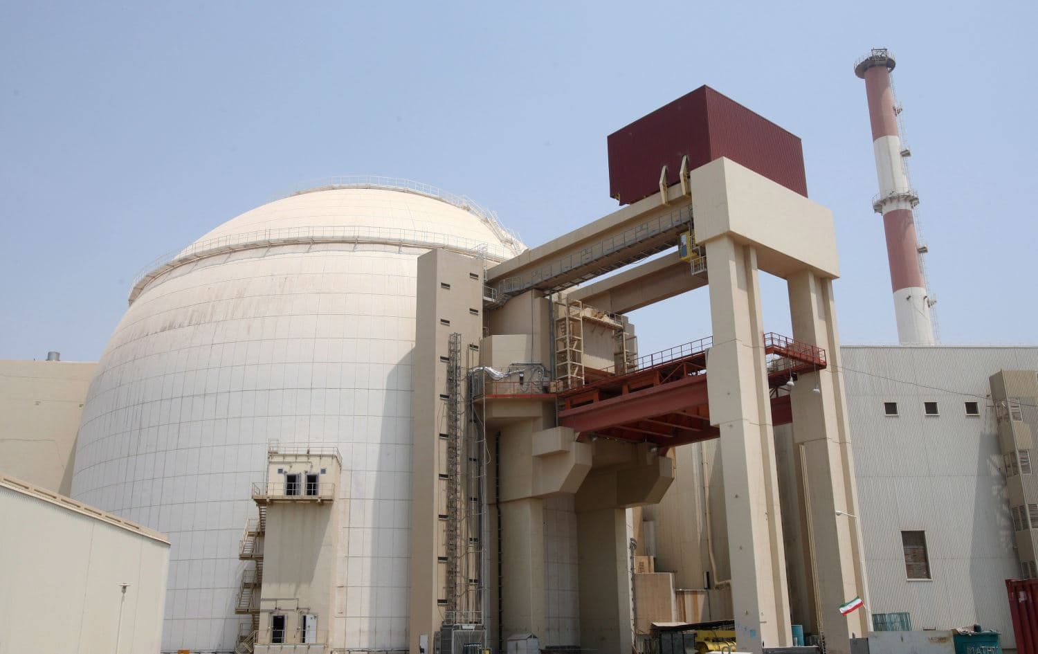 The reactor building at the Bushehr nuclear power plant in southern Iran. Date: August 21, 2010. Photo: AFP 