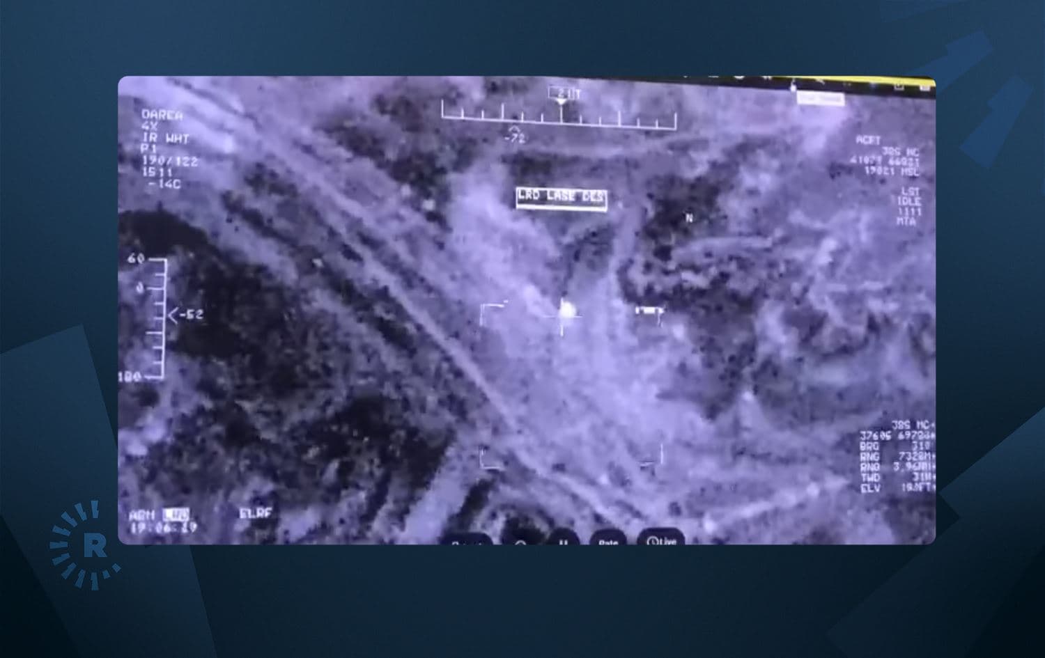 Iraqi airstrikes target nine Islamic State (ISIS) members behind attack on Iraqi base. Photo: Security Media Cell/screenshot 