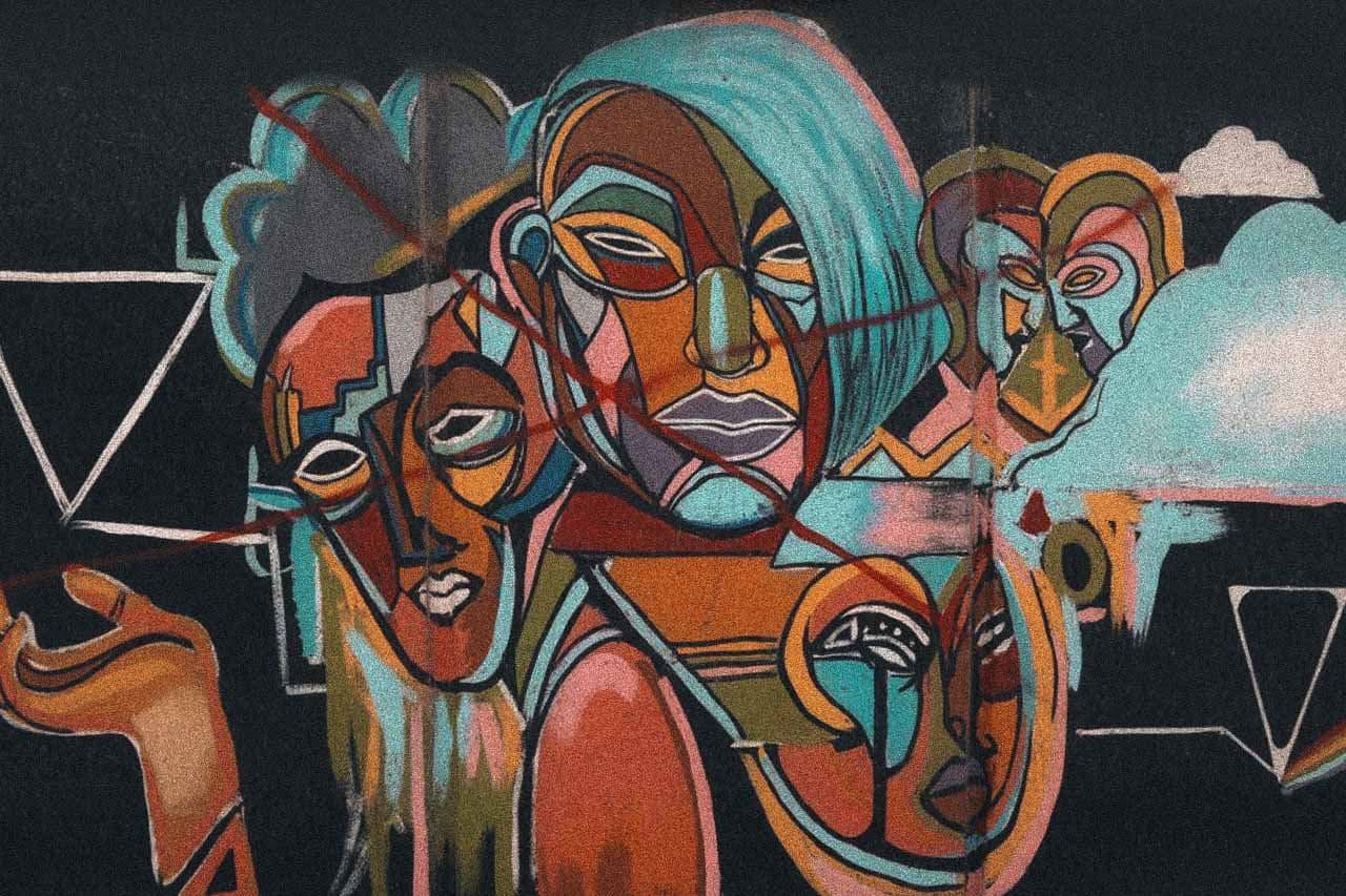 Murals aimed at encouraging acceptance of the LGBT+ community vandalized in Sulaimani in March, 2021. Photo: Hama Sur
