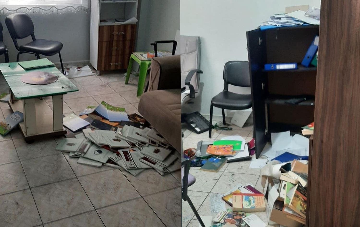 HDP office in Cizre town, Sirnak province in the Kurdish region (Bakur) of eastern Turkey on April 11, 2022. Photo: Nuran Imir/Facebook; Graphic: Rudaw