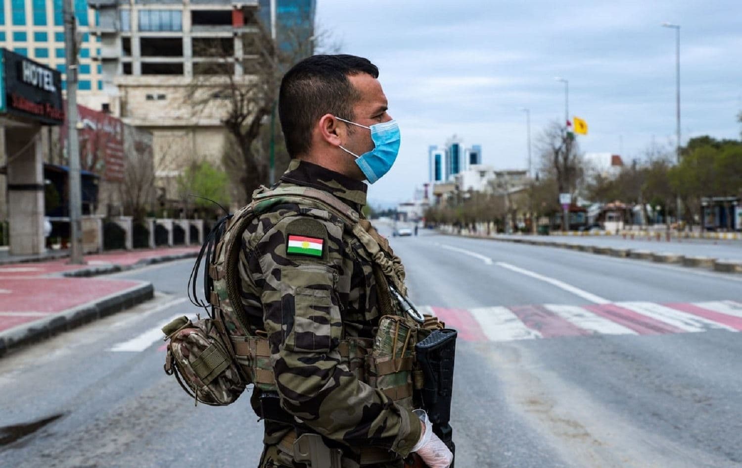 A member of the Kurdistan Region Asayish pictured in March 2020. Photo: Shwan Mohammed/AFP
