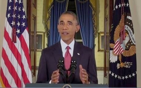  “ISIL is a terrorist organization, pure and simple. And it has no vision other than the slaughter of all who stand in its way,” Obama said. Photo: White House