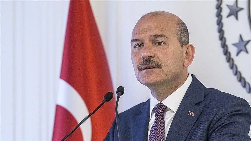 File photo of Turkish Interior Minister Suleyman Soylu. Credit: AA
