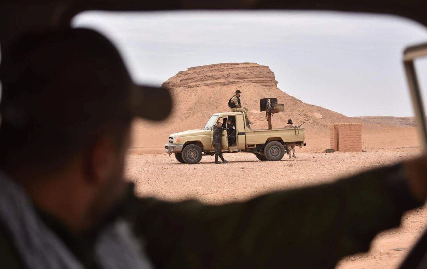 Popular Mobilization Forces (PMF) in western Anbar on April 25, 2022. Photo: PMF Media