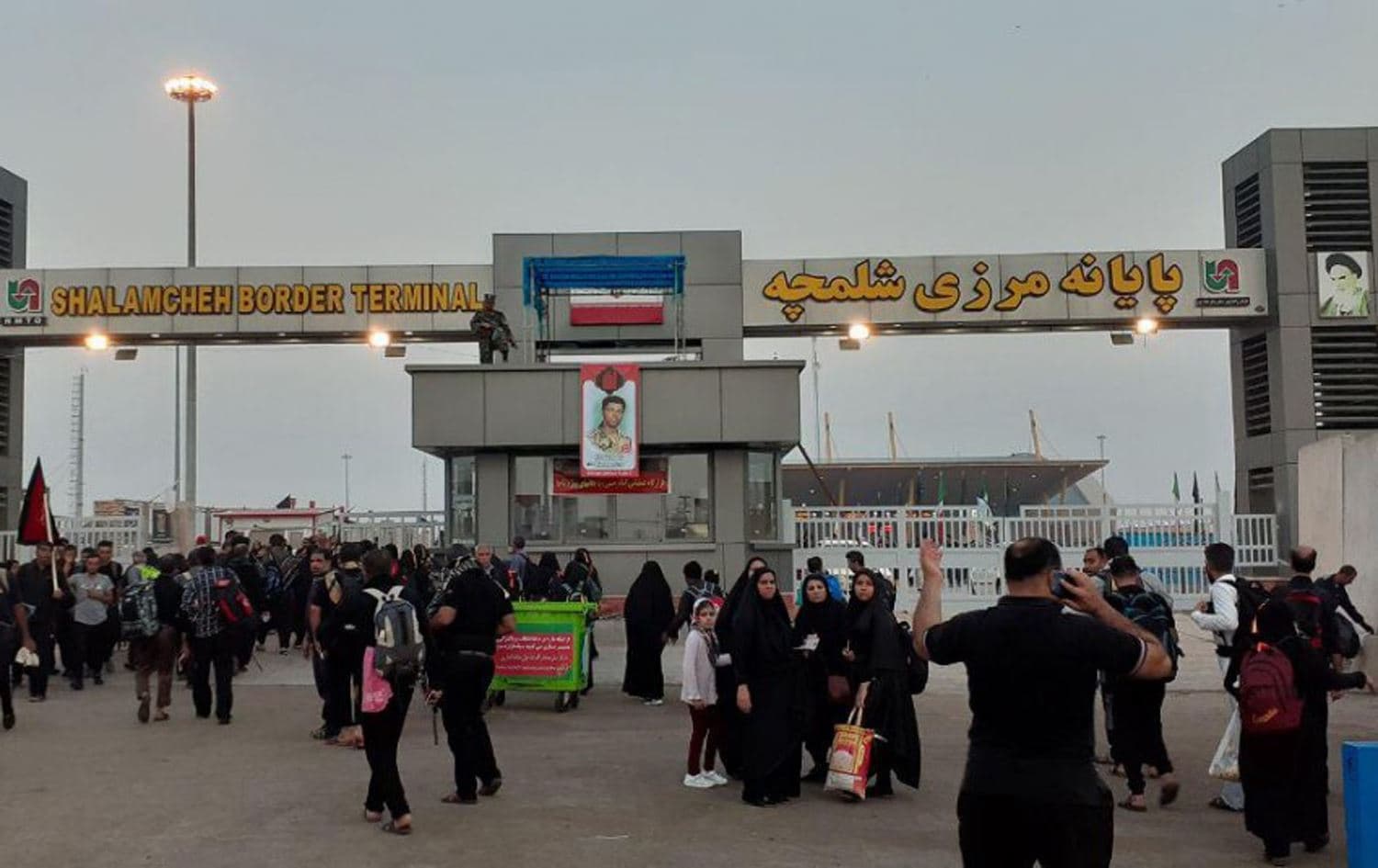 دەروازەی سنووریی شەلەمچە لەنێوان ئێران و عێراق