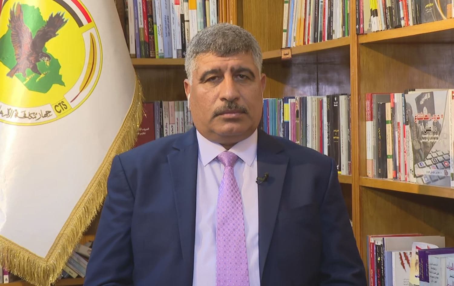 Sabah al-Numan, spokesperson for the Iraqi counter-terrorism service (CTS), speaking to Rudaw on June 11, 2022. Photo: Rudaw