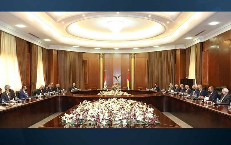 Başkan Barzani ENKS heyetini kabul etti