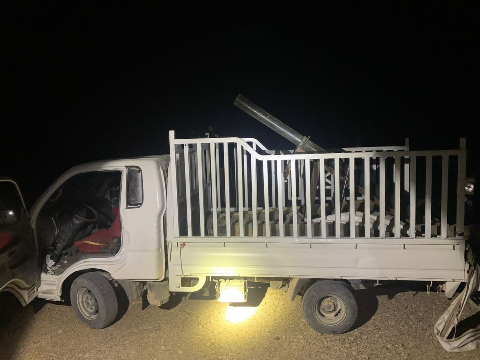 A Kia vehicle confiscated by Peshmerga in disputed areas on July 27, 2022, Photo: Peshmerga's 70th Unit