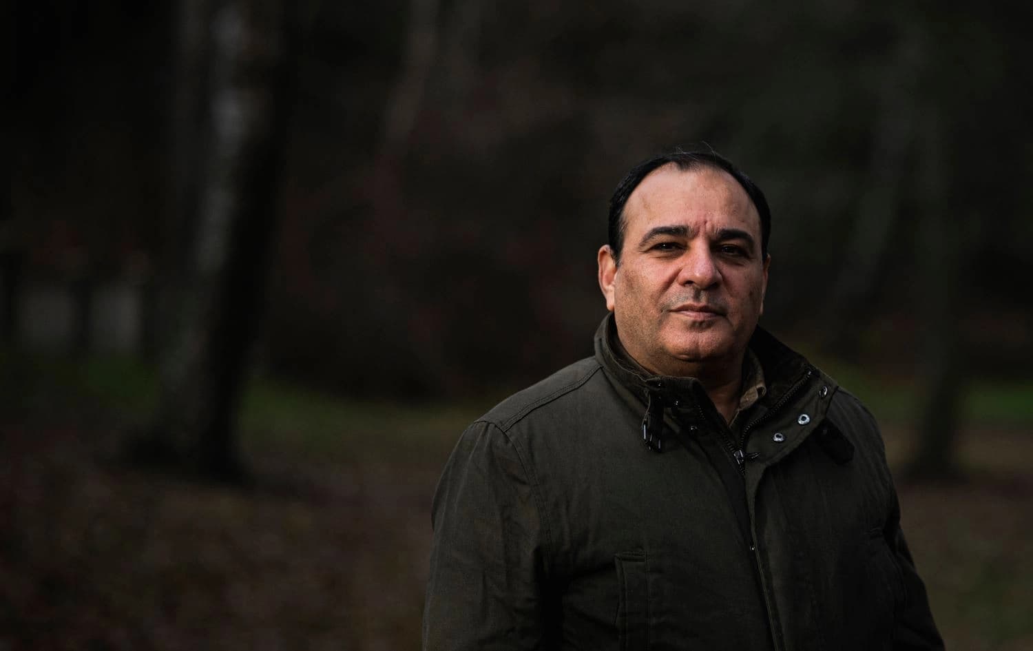 Bulent Kenes, a 53 year old Turkish journalist who fled from his country to Sweden due to his critics of the Turkish President, poses for a photo on November 10, 2022 near Stockholm. Photo: Jonathan Nackstrand/AFP