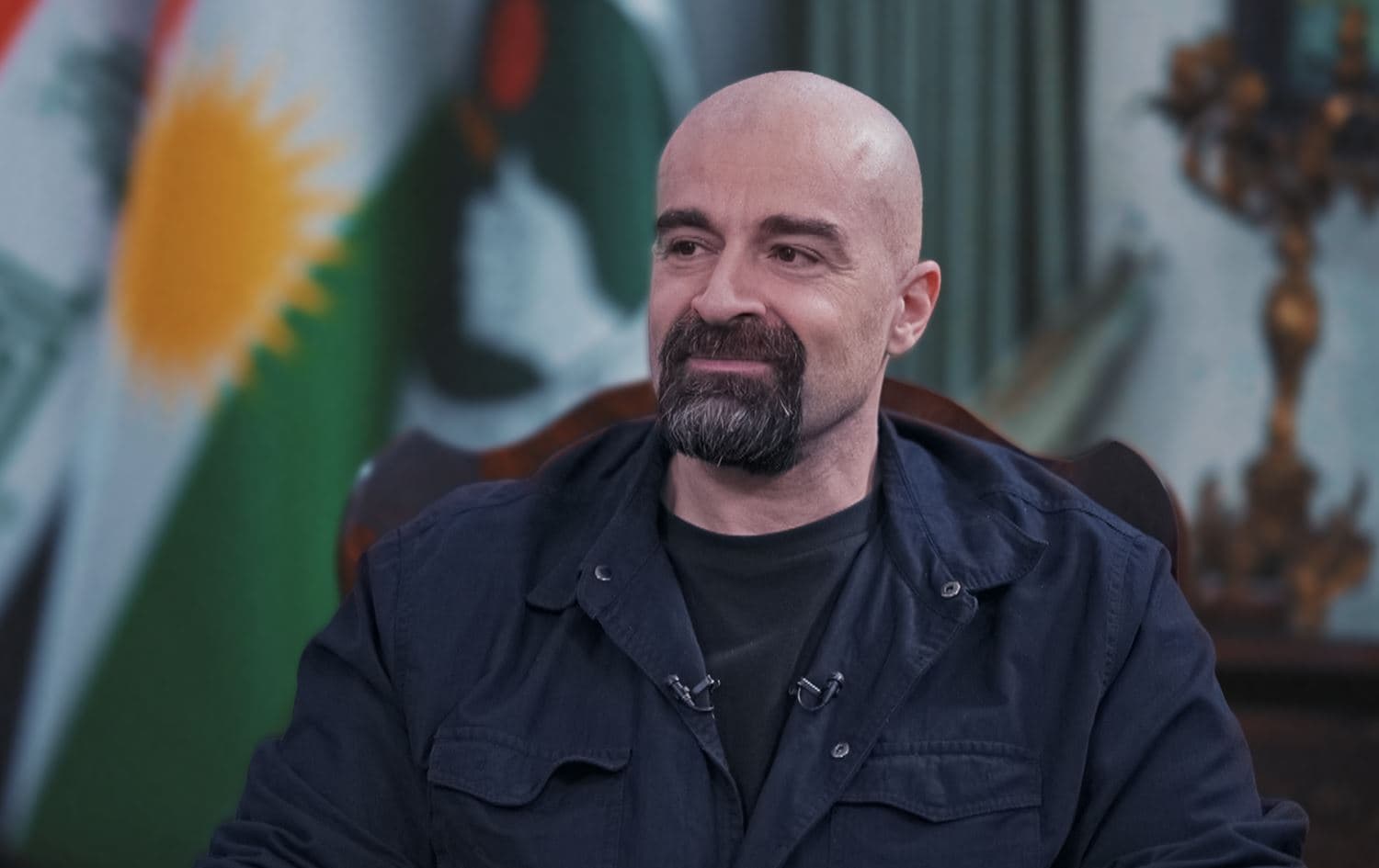 Patriotic Union of Kurdistan (PUK) leader Bafel Talabani speaking to Rudaw's Shaho Amin in an exclusive interview on November 14, 2022. Photo: Rudaw